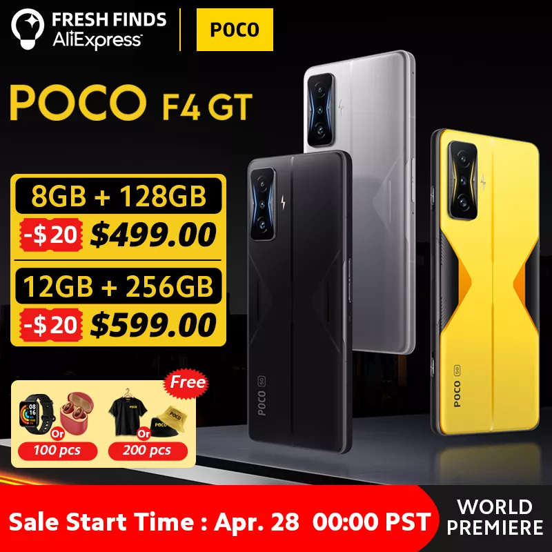 Smartphone Poco F4 Gt Snapdragen 8 Gen 1 8gb/128gb